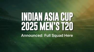 Indian Asia Cup 2025 Men’s T20 Announced: Full Squad Here