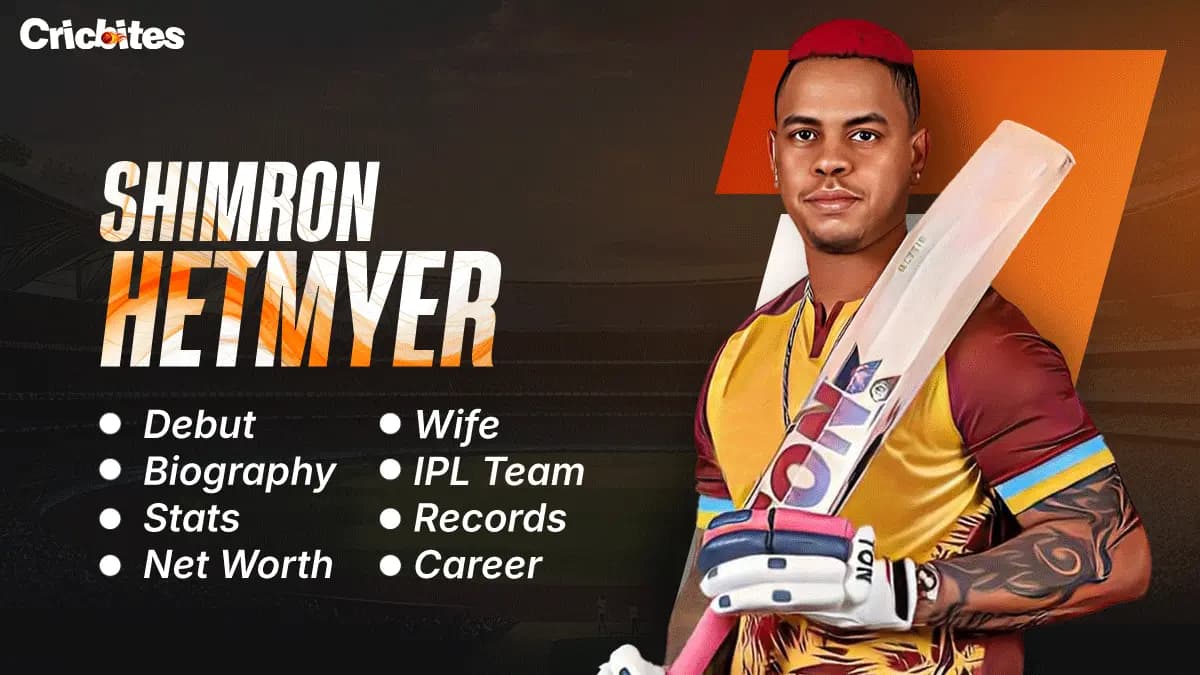 Shimron Hetmyer Debut, Biography, Stats, Net Worth, Wife, IPL Team, Records, Career