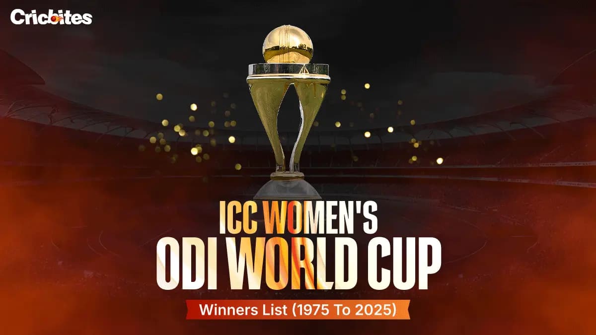 ICC Women’s ODI Cup Winners List (From 1973 to 2025)
