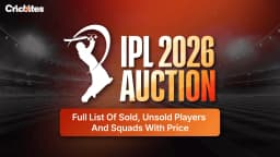 IPL Auction 2026: Full List Of Sold, Unsold Players and Squads With Price