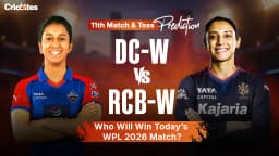DC-W vs RCB-W Toss & Match Prediction: Who Will Win Today’s WPL 2026 Match?