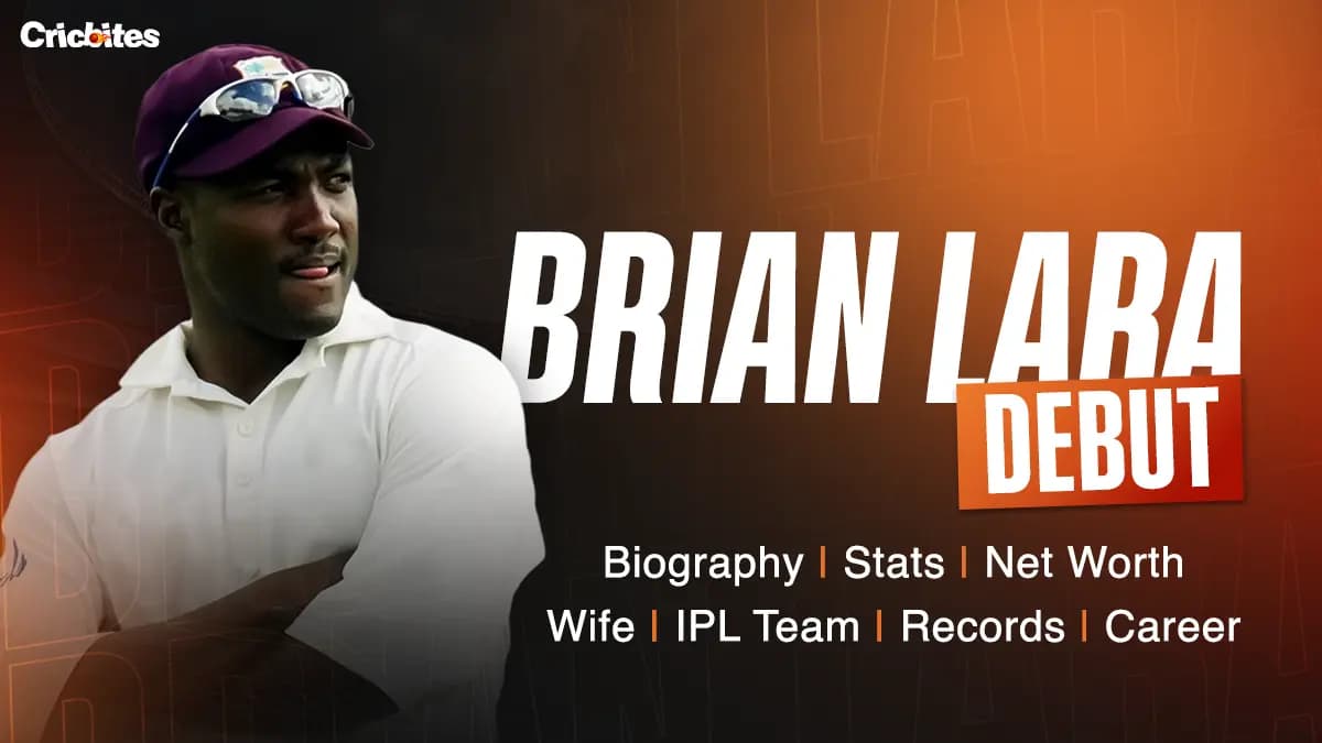 Brian Lara Debut, Biography, Stats, Net Worth, Wife, IPL Team, Records, Career