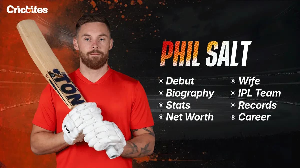 Phil Salt Debut, Biography, Stats, Net Worth, Wife, IPL Team, Records, Career