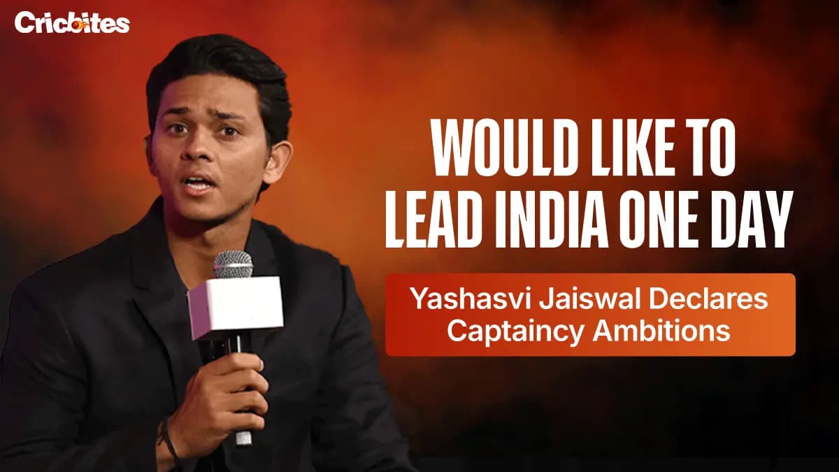 Would You Like TO Lead India One Day’: Yashasvi Jaiswal Declares Captaincy Ambitions