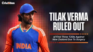 Tilak Varma Ruled Out Of First Three T20Is Against New Zealand Due To Surgery