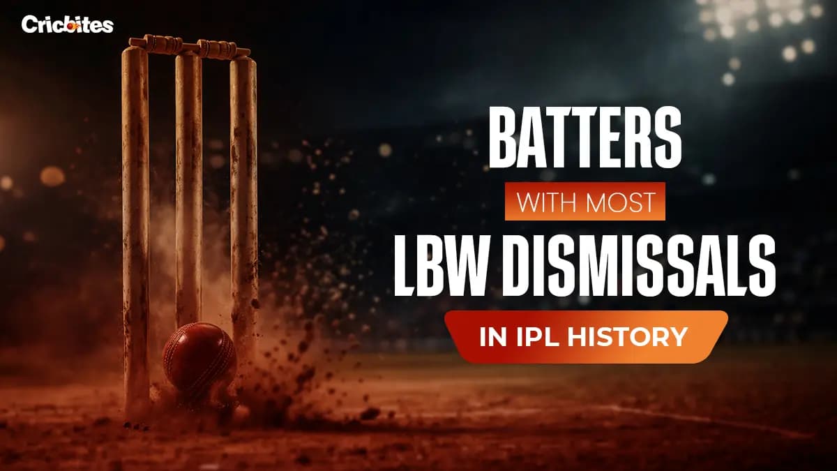 Batters With Most LBW Dismissals In IPL History (2008 – 2026)
