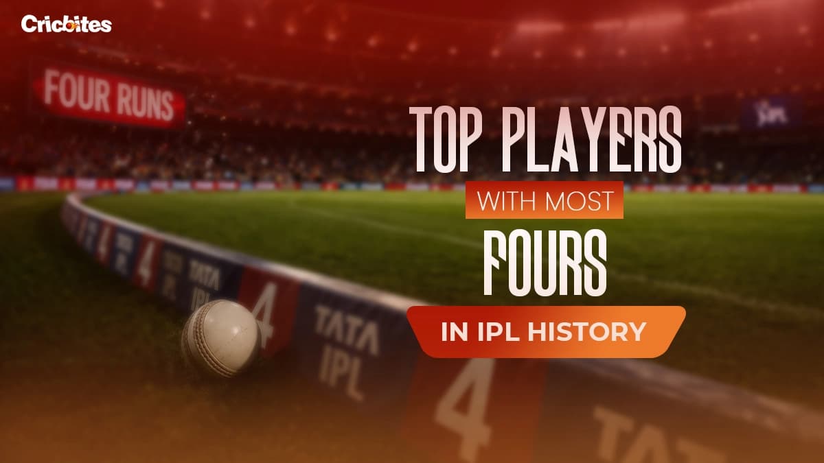Top 10 Players With Most Fours In IPL History (2008–2026)