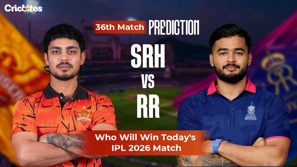 RR vs SRH IPL 2026 Match 36 : Match Prediction & Squads – Who Will Win Today?