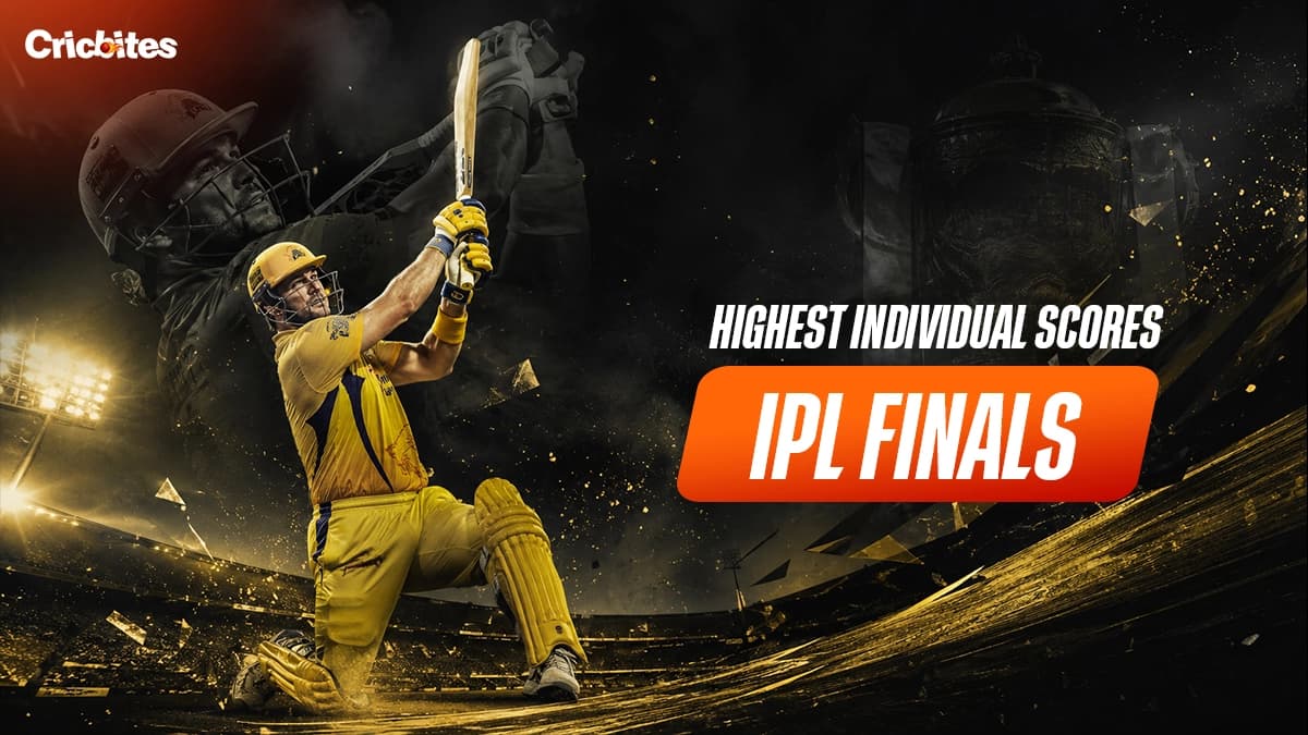 Top 5 Highest Individual Scores in IPL Finals