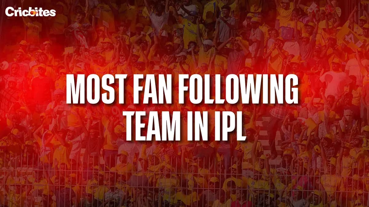 Most Fan Following Team in IPL | Full Ranking List 2025