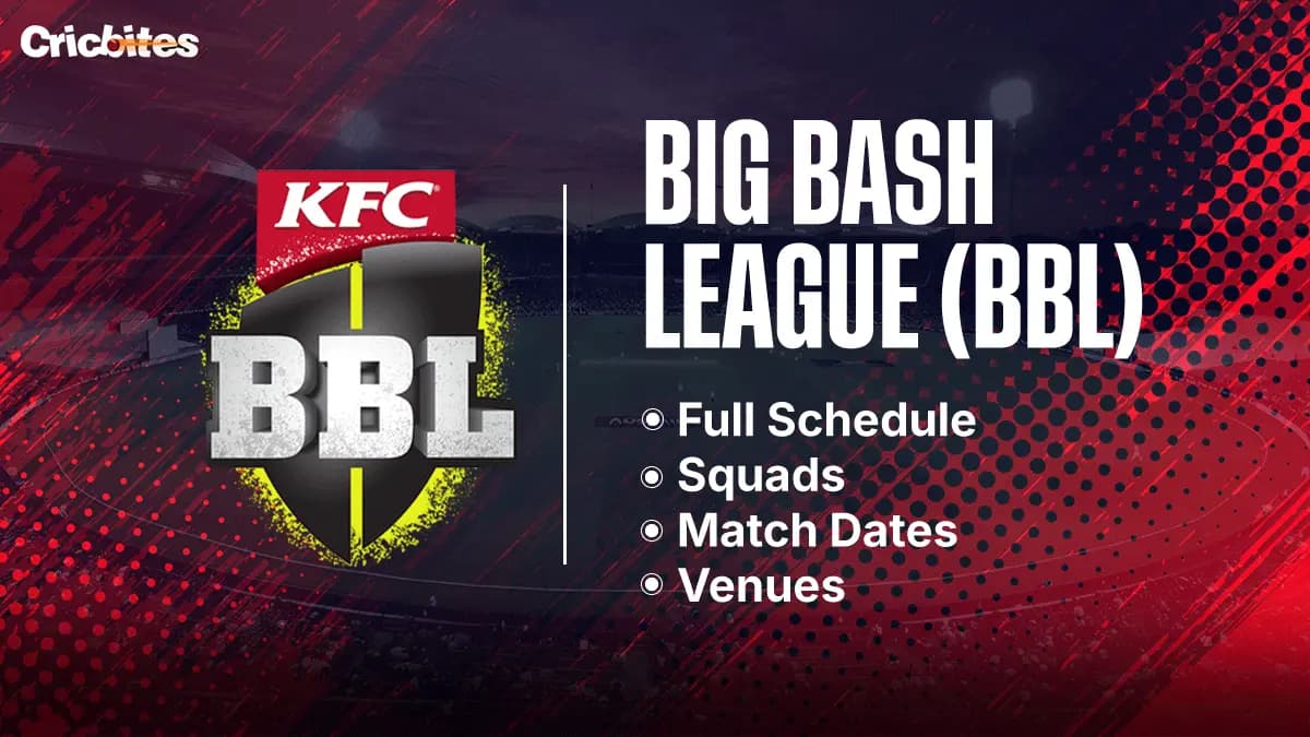 Big Bash League (BBL) 2025: Full Schedule, Squads, Match Dates, Venues