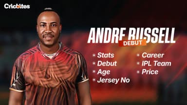 Andre Russell Stats, Debut, Age, Jersey No, Career, IPL Team, Price