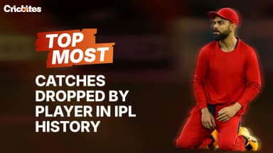 Top 7 Most Catches Dropped by Player in IPL History